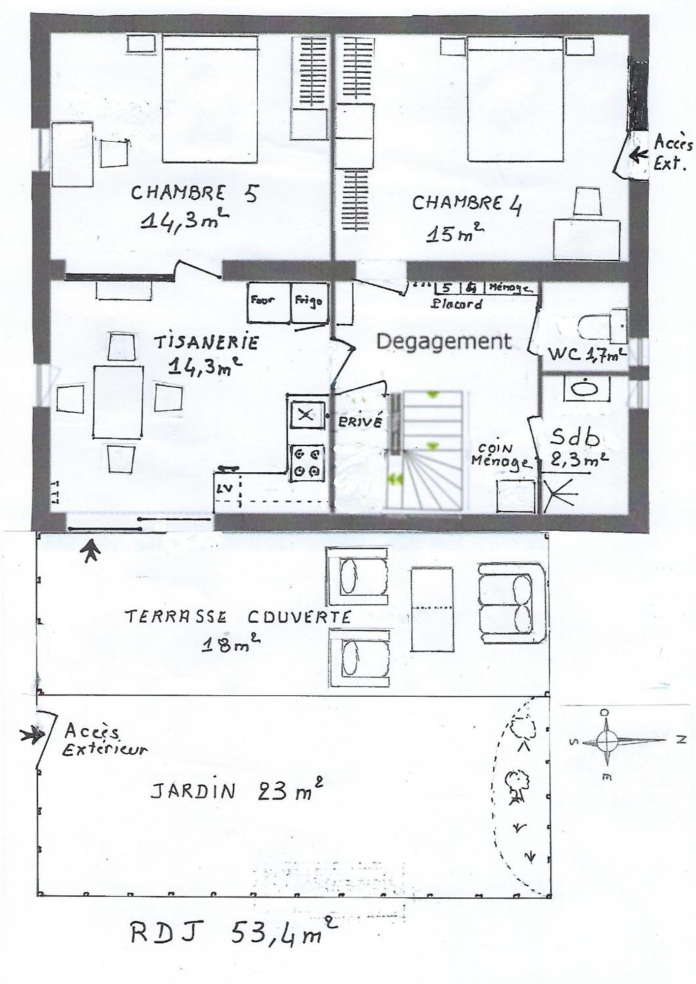 La Libellule 5 2 Sdb 2 Wc Grand Jardin Et Parking Prive Casa de hóspedes Toulouse